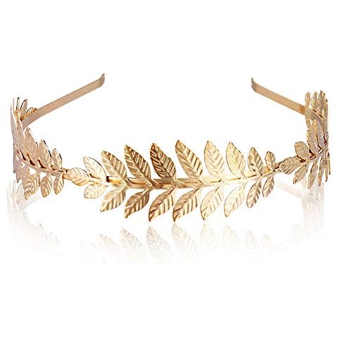Viexpand Corona de Hojas Romanas Doradas Cover