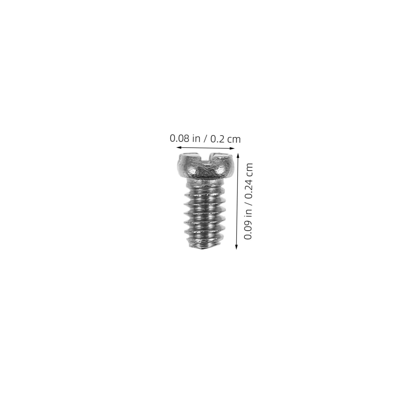 Tornillos para Gafas M1.4 X 2.4 de Acero Inoxidable 10000 Piezas | Plata, para Gafas de Lectura y Monturas, Formato Portátil y Ligero, Repuesto de Precisión