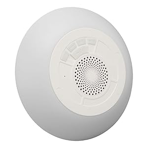 Draagbare BT zwembadluidspreker, Hot Tub Luidspreker met Kleurrijke Lichten, IPX7 Waterdichte Drijvende Drijvende Luidspreker Ingebouwde Microfoon Stereo Handsfree voor Douche