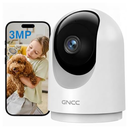 GNCC 2K Indoor Security Camera, Baby/Pet Camera with Phone App