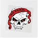 WYZDGTD Sticker de Carro No Fear  Car Sticker Personality Skull Decor Vinyl Color Decal 2Pcs 13.9X13.8 Cm