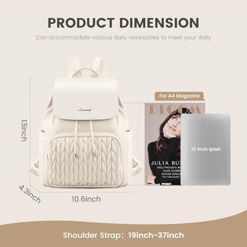 Image of LOVEVOOK Mini Backpack for Women,Small Backpack Purse for Travel Work Cute Backpack Daypack With Anti-theft Pocket Mini Bag for Daily College Shopping