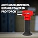 Solder-It Red Pro-Torch PT-200 | Mini Butane Torch Lighter | Compact Blow Torch, Soldering Tool, and Grill Lighter | Waterproof Piezo Electronic Ignition System | For Soldering, Brazing, and Plumbing