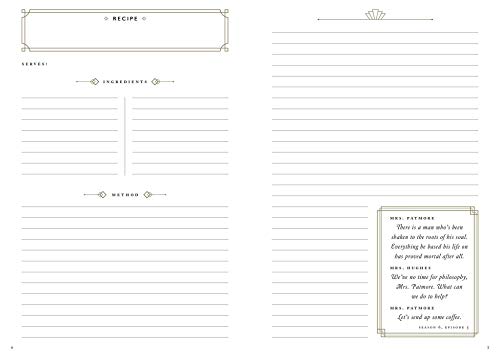 The Official Downton Abbey Mrs. Patmore's Recipe Journal