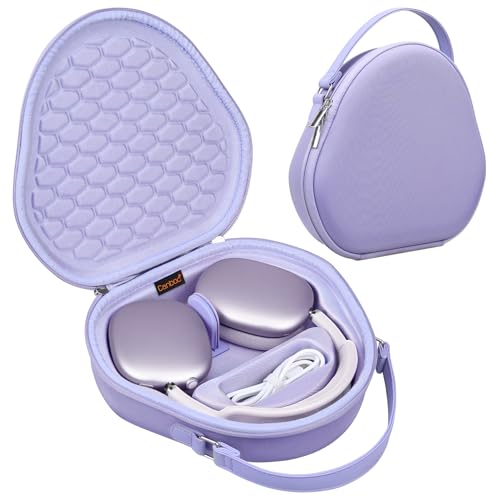 Pochette AirPods Max Violette en Tissu : Solution Antichoc avec Mode Sommeil Intégré