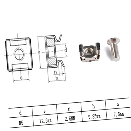 10 Pcs Porcas e Parafusos Do Equipamento Porcas e Parafusos De Caixas Prateleiras Porcas e Parafusos