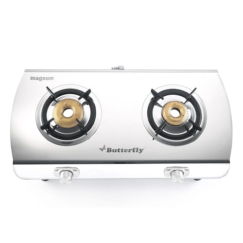 Butterfly Magnum Stainless Steel Liquefied Petroleum Gas Stove, 2B