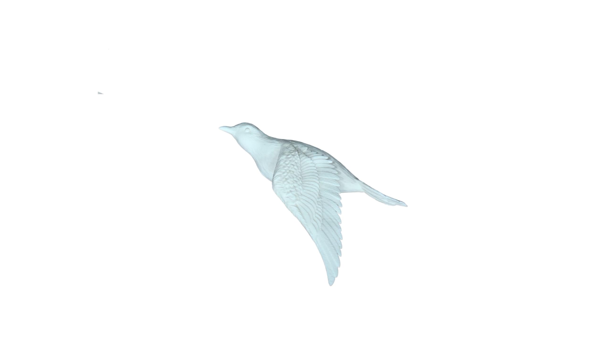 QUANTUM LEGENDS Set of 3 Flying Birds 3D Wall Art | Elegant Wall Hanging Decor | Perfect for Bird Lovers and Art Enthusiasts (White) 2