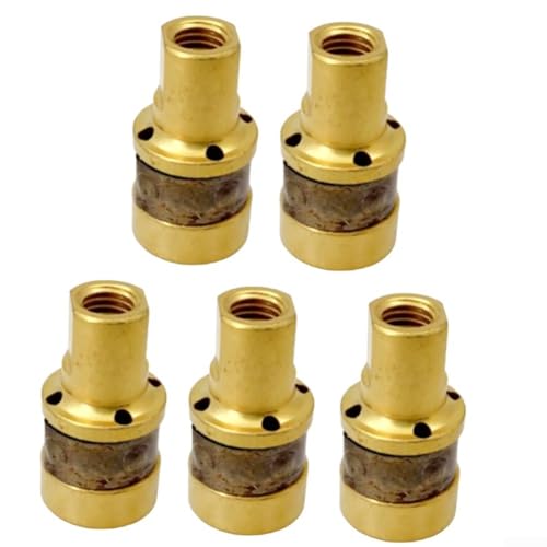 5 adaptadores de difusor de gas de soldadura MIG 169716 de repuesto de cobre para Miller M1015 y para soldadores MIG Hobart H Series
