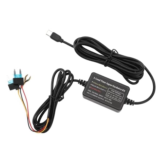 Generic Type C Dash Cam Hard Wire Kit, 12V-30V To 5V Stable Output, 24 Hour Parking Surveillance, Universal Compatibility, Enhanced Safety, 3.2M Cord Length