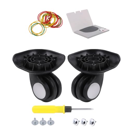 Roulettes pivotantes de rechange W003 pour valise gauche et droite avec buvard