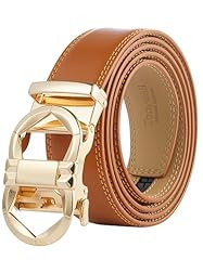 Light Brown Belt Gold Buckle B