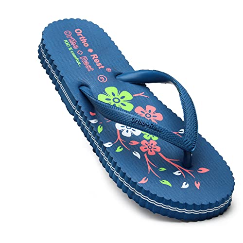 Ortho + Rest Women’s Hawai Ortho Slippers | Orthopedic Footwear | Doctor Chappal | Comfortable Flip Flops for Home Daily Use