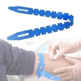 Einweg Tourniquet mit Fischknochen Design, Latexfrei, TPE, 17 Zoll lang, Packung von 25 Stück, Blau