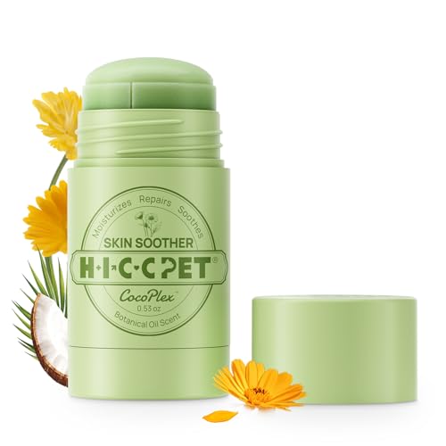 Image of HICC PET Skin Moisturizing Balm for Dogs & Cats | Gentle Balm for Dry Skin, Paw Pads, Nose & Skin Folds- 0.21oz