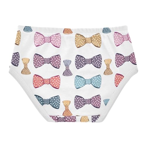 Colorful Bow Ties Polka Dots Toddler Girls's Underwear 2T 202c16072