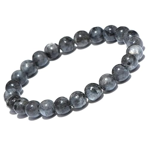 Pulseira De Bolinha Masculina Pedra Hematita Kit 2 Unidades