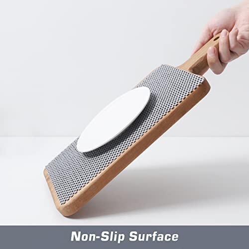 Moretoes Shelf Liner, Non-Adhesive 12 Inch X 25 Feet Strong Grip Non Slip Shelving Liner For Kitchen Drawer, Easy Clean Install Cabinet Liner For Cupboard Storage Table Desk Dresser (Light Gray) #TOP3