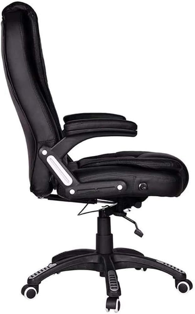 Sedia da Ufficio Direzionale per Persone Robuste E Alte, con Schienale Alto in Pelle, Design Gaming, Altezza Regolabile E Spessa Imbottitura, Ideale per Postazioni D