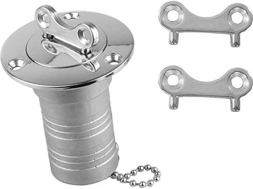 3Pcs Boat Gas Cap Key, Stainless Steel Boat Gas Key Replacement Tool for Marine Fuel Water Tank, Durable & Easy to Handle Wide Compatibility Marine Accessories - Thumbnail 4