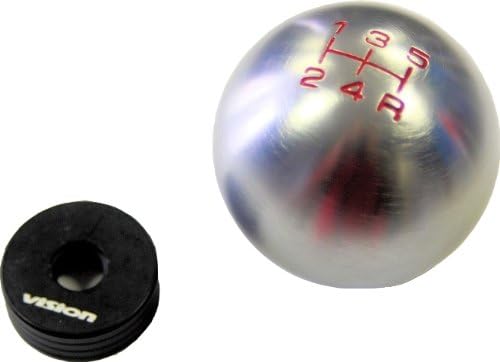 Miniatura 3 de VMS RACING Pomo de palanca de cambios tipo R de 5 velocidades con rosca de 0.394x0.049 in en aluminio para Mazda 3 Miata MX3 MX5 MX6 Eunos Protégé 5