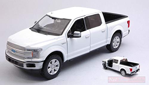 MOTORMAX MTM79363W FORD F-150 LARIAT CREW CAB 2019 WHITE 1:27 MODELLINO DIE CAST compatibile con
