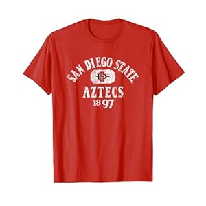 San Diego State Aztecs 1897 Vintage Red T-Shirt
