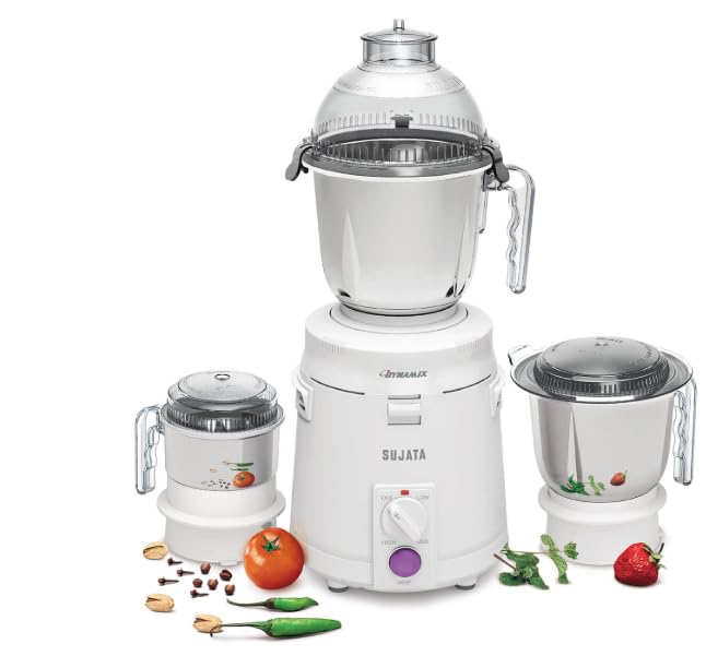 Sujata Dynamix 900-watt Three Jar Mixer/Free Delivery