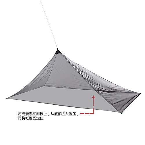 DECDEAL Ultraleve Mosquito Repelente Rede Malha Insetos Ao Ar Livre Abrigo Pirâmide Malha Net