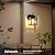 Kainozoic Outdoor Wall Light Fixtures Waterproof Porch Lights Anti-Rust Matte Black Exterior Light Fixture Outdoor Wall Lantern for Patio Front Door Garage House - 2 Pack