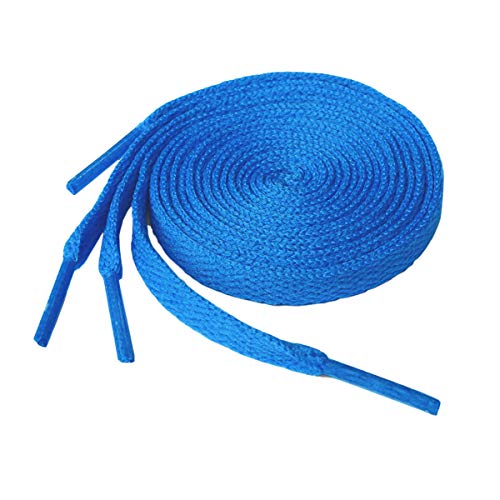 Kuriset Flat Shoelaces Sneaker Shoe Lace (2 Pair) Flat Shoe String - For Canvas Sneaker Athletic Tennis Shoelace Replacements (36 Inches (91 Cm), Blue) #TOP25