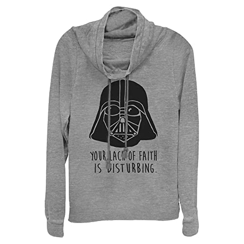 Ropa Star Wars mujer jersey de punto manga larga gris talla mediana