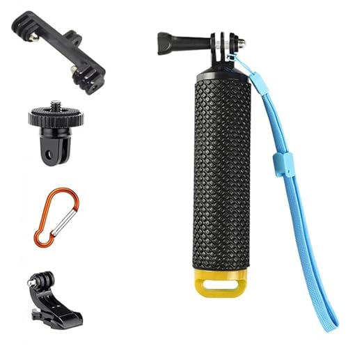 ݊܂ GoPro Hero 12-4ΉAXiaomi Yi 4K/SJ4000Ή - ɕnhObvnh}Egt[g̓bhJANZT[(Yellow with 4pcs)