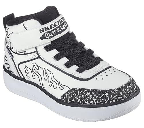 Skechers Sport Court 93 bottes robustes garçon anti glissade