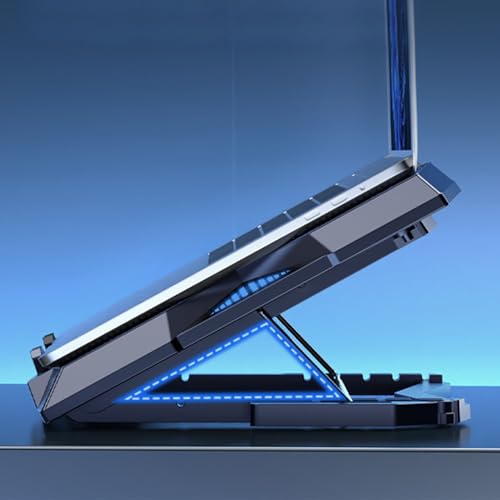 Base para laptop con 12 ventiladores y soporte ajustable miniatura 5