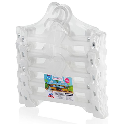 HANGERWORLD 20 Grucce per Bambini 28cm in Plastica...