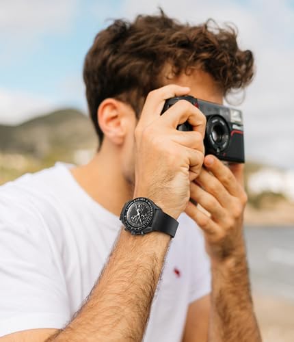 Image of Strap for Moonswatch Watch,Cut to Size No Gap Silicone Strap for Omega X Swatch Speedmaster Moonswatch Watch 20mm,Soft Curved Replacement Strap for Swatch Omega Men Women