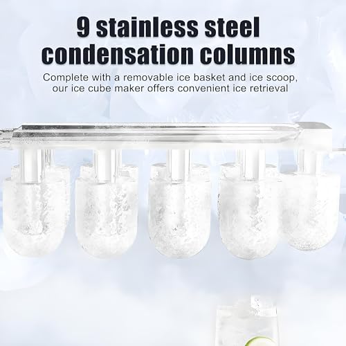 Portable Countertop Ice Maker - 1.5L Nugget Ice Machine - Image 5