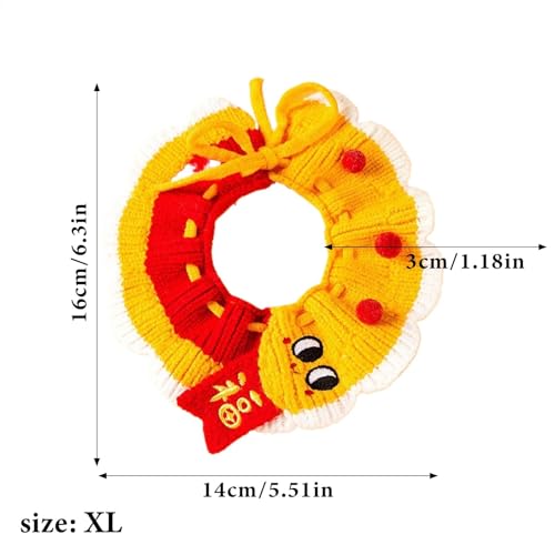 Collier en tricot pour animaux ajustable et sans irritation - 5