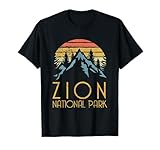 Vintage Retro Zion National Park Utah T Shirt T-Shirt