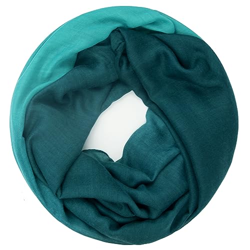 Gloop Damen schal leichter Langschal Loop Schlauchschal Tuch Viele Farben