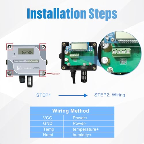 Tzone-4-20mA-Temperature-Humidity-TransmitterDigital-Analog-Temperature-Transmitter-Industrial-Temp-Humidity-Sensor-Collector-Wall-Mounted-Temp-Probe-Monitor-for-Greenhouse-Environment-Test-Grow