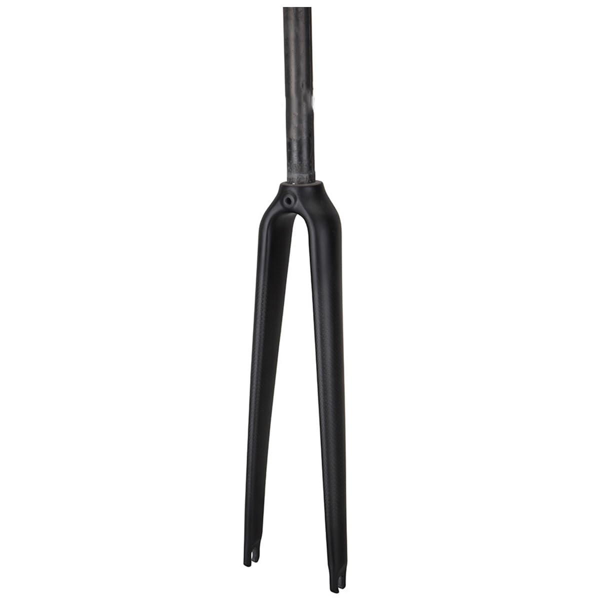 WIQUYBML Road Bike Fork T700 Carbon Fiber 700C 1-1/8" 25.4mm For City Bicycle Ultralight Disc Brake Rigid Forks QR 9x100mm Straight Tube Front (Color : Black matte, Size 700c)