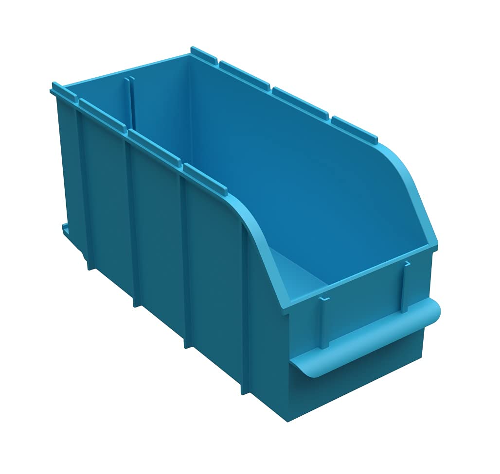 Adrian Steel SBIN060614, Snap in Bin, 6w x 6.5h x 13d, Blue