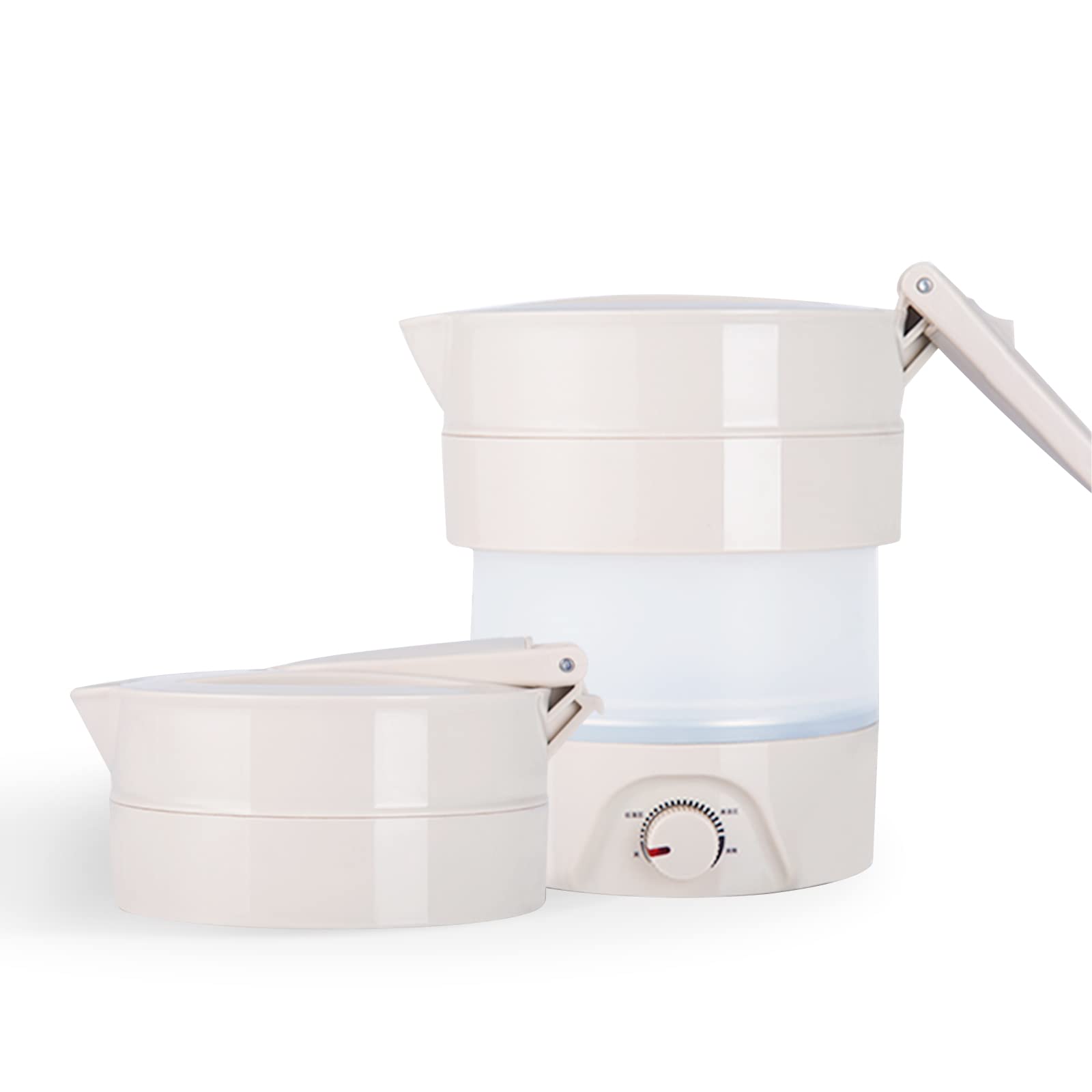 Voyage Portable Bouilloire, bouillonnement Rapide Idéal pour la randonnée en Camping et à l'intérieur, avec Chauffage à ébullition Rapide de 4min, 0,8L