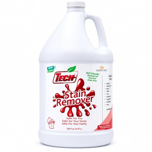 TECH-Stain-Remover-Gallon-128oz-Cleaner-for-Carpet-Upholstery-Laundry TECH Stain Remover Gallon, 128oz - Cleaner for Carpet, Upholstery, Laundry - Image 1