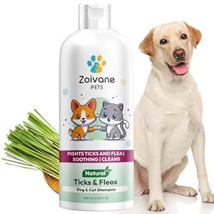 ZOIVANE Dog Shampoo | Ticks & Fleas Dog & Cat Shampoo-200ML | Dog Shampoo for Labrador, Anti Tick Shampoo for Dog, Tick & Flea Shampoo for Dogs, Dog Tick Shampoo, Ticks Shampoo for Dog – Pack of 1