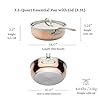 Hestan - CopperBond Collection - 100% Pure Copper Essential Pan, Induction Cooktop Compatible, 3.5 Quart #2