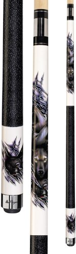 Players D-Cwwp White With Howling Wolves Cue, 19-Ounce #TOP12
