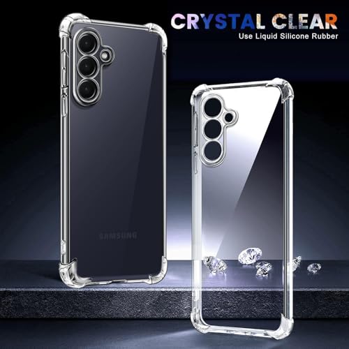 Image of BOXXO Flexible Back Cover for Samsung Galaxy M35 5G | Back Cover Transparent Clear Shockproof Case Four Corner Protection | Slim Protective Mobile Phone Cover for Samsung Galaxy M35 5G